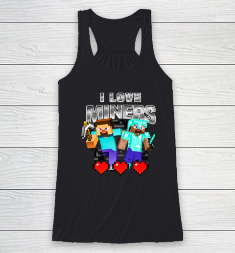 I Love Miners Racerback Tank