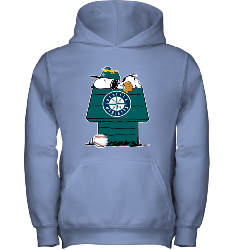 Peanuts Charlie Brown And Snoopy Playing Baseball Seattle Mariners shirt,sweater,  hoodie, sweater, long sleeve and tank top