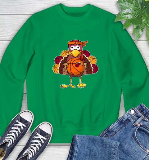 Miami Heat Turkey thanksgiving day Sweatshirt 6