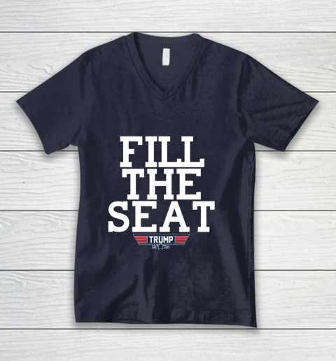 FILL THE SEAT TRUMP 2020 V-Neck T-Shirt 2