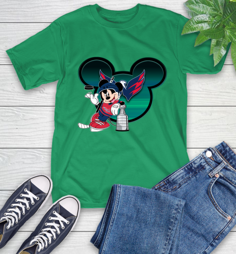 NHL Washington Capitals Stanley Cup Mickey Mouse Disney Hockey T Shirt T-Shirt 7