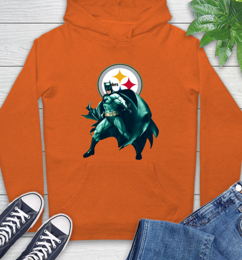 NFL Batman Football Sports Pittsburgh Steelers Hoodie 5
