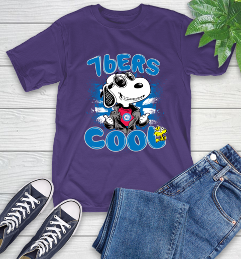 NBA Basketball Philadelphia 76ers Cool Snoopy Shirt T-Shirt 5