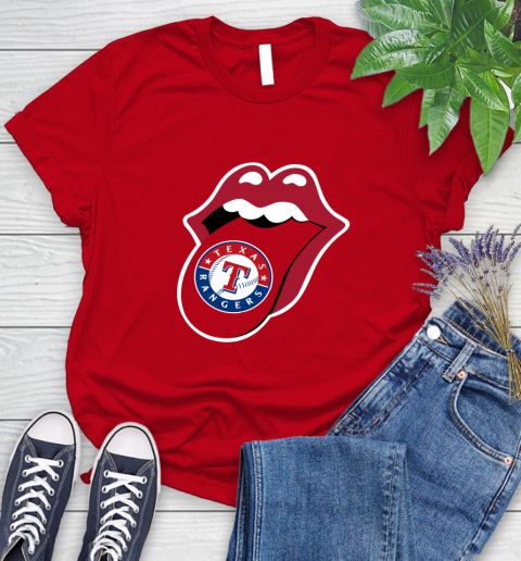 Texas Rangers MLB Baseball Lips I Root For My Team Adoring Fan 99