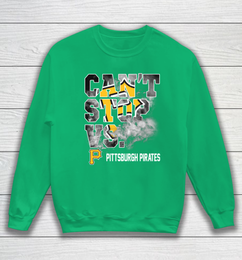 MLB Pittsburgh Pirates Baseball Can't Stop Vs Pirates Sweatshirt 5