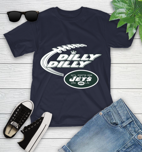 NFL New York Jets Dilly Dilly Football Sports Youth T-Shirt 3
