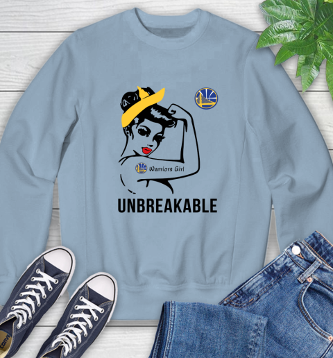 NBA Golden State Warriors Girl Unbreakable Basketball Sports Sweatshirt 5