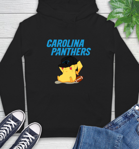 NFL Pikachu Football Sports Carolina Panthers Hoodie 2