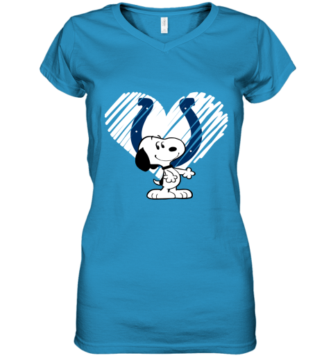 Womens Colts T-Shirt Gift - I Love Colts! V-Neck T-Shirt