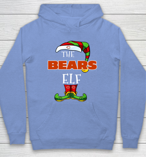 Chicago Bears Christmas ELF Funny NFL Hoodie 8