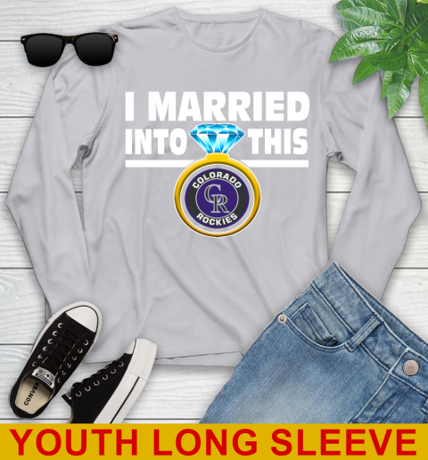 Detroit Tigers MLB Baseball I Married Into This My Team Sports (2) Youth Long Sleeve 5
