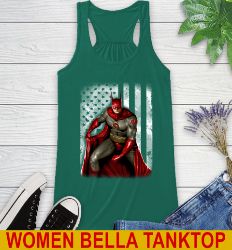 Tampa Bay Buccaneers NFL Football Batman DC American Flag Shirt Racerback Tank 5