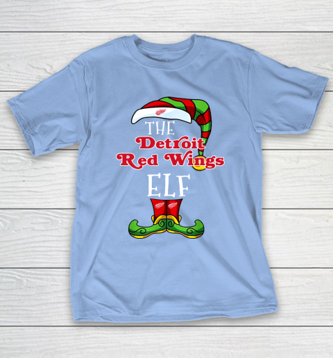 Detroit Red Wings Christmas ELF Funny NHL T Shirt