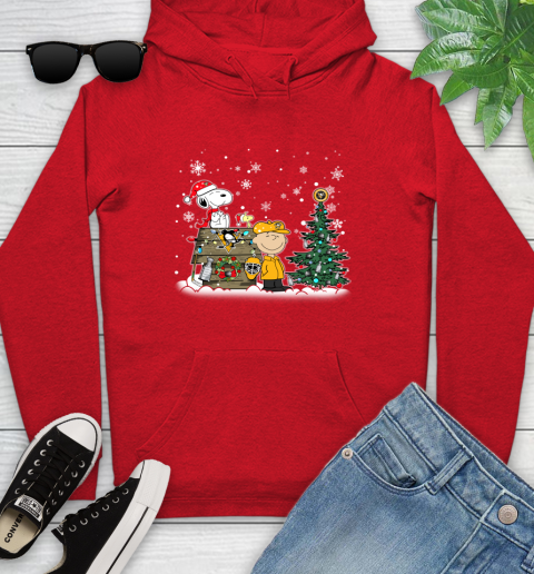 NHL Pittsburgh Penguins Snoopy Charlie Brown Woodstock Christmas Stanley Cup Hockey Youth Hoodie 12