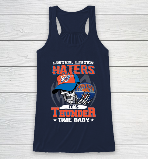 Listen Haters It is THUNGDER Time Baby NBA Racerback Tank 8