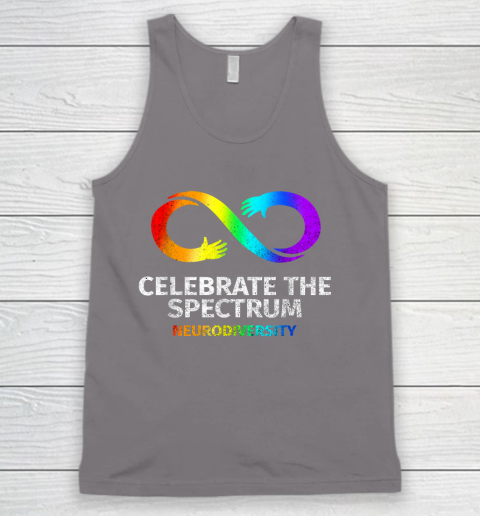 Neurodiversity Celebrate Spectrum Infinity Autism Awareness Tank Top 6