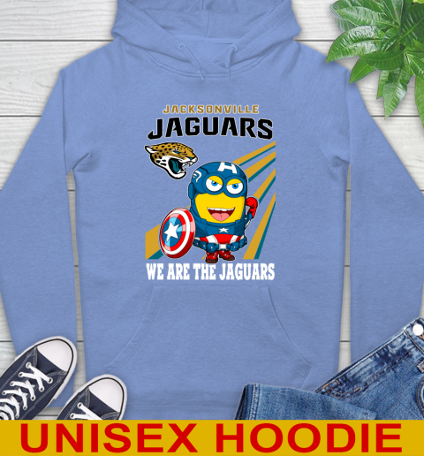 NFL Football Jacksonville Jaguars Captain America Marvel Avengers Minion Shirt Hoodie 11