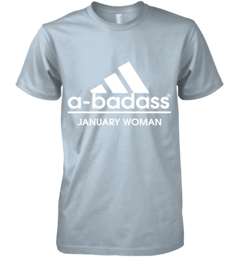A Badass January Woman Are Born In March Premium Men's T-Shirt
