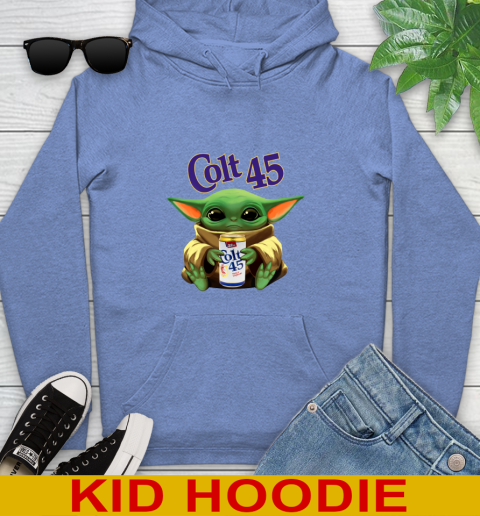 Star Wars Baby Yoda Hugs Colt 45 Beer Shirt 145