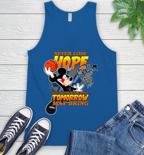 San Antonio Spurs NBA Basketball Mickey Disney Never Lose Hope Tank Top 4