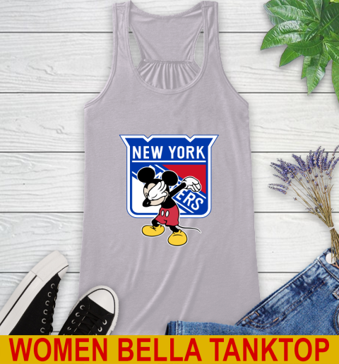 New York Rangers NHL Hockey Dabbing Mickey Disney Sports Racerback Tank 5