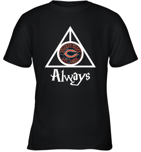 Always Love The Chicago Bears x Harry Potter Mashup Youth T-Shirt