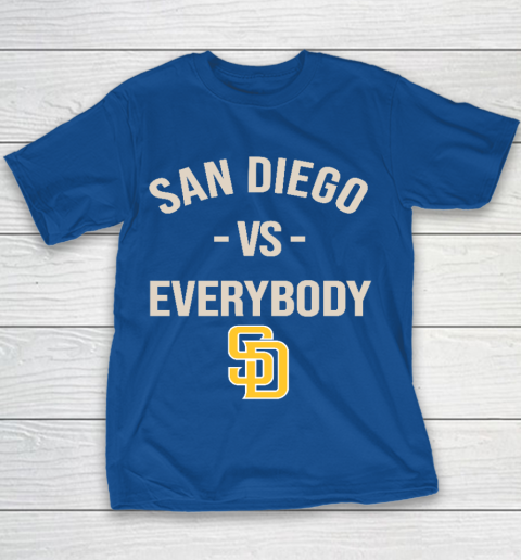 San Diego Padres Vs Everybody Youth T-Shirt - Image 7