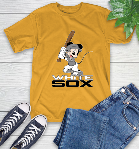 MLB Baseball Chicago White Sox Cheerful Mickey Mouse Shirt T-Shirt 3