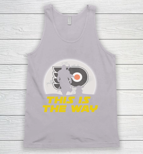 Philadelphia Flyers NHL Ice Hockey Star Wars Yoda And Mandalorian This Is The Way Tank Top 3