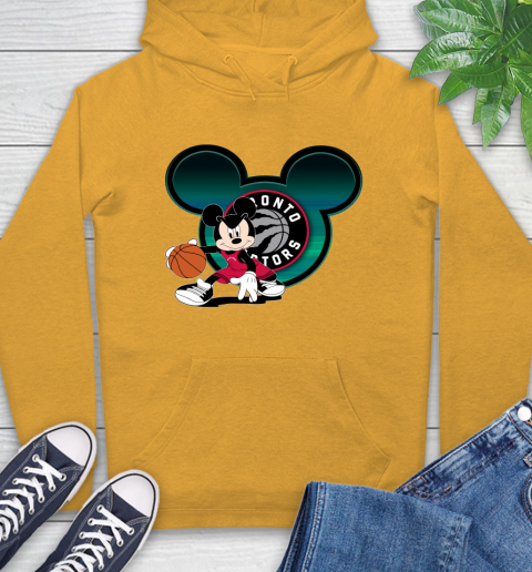 NBA Toronto Raptors Mickey Mouse Disney Basketball Hoodie 3