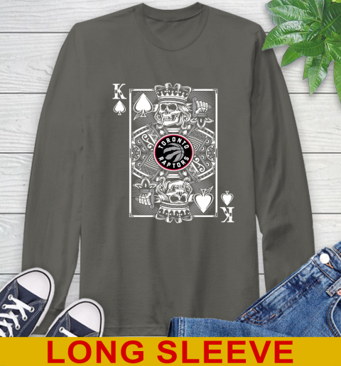 Toronto Raptors NBA Basketball The King Of Spades Death Cards Shirt Long Sleeve T-Shirt 10