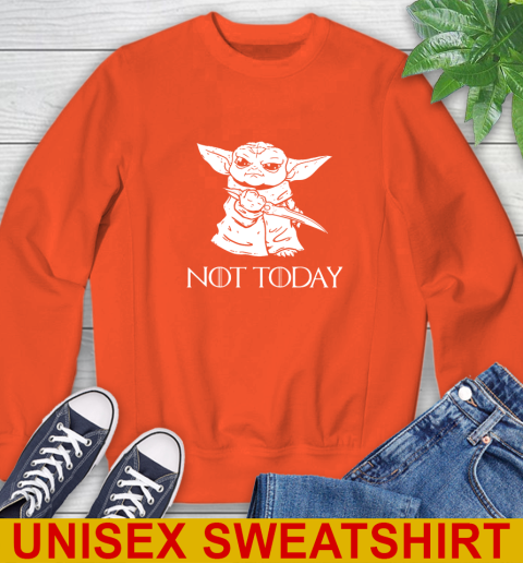 Not Today Game Of Thrones Star Wars Baby Yoda Shirt 27