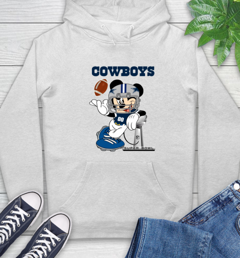 NFL Dallas Cowboys Mickey Mouse Disney Super Bowl Football T Shirt Hoodie