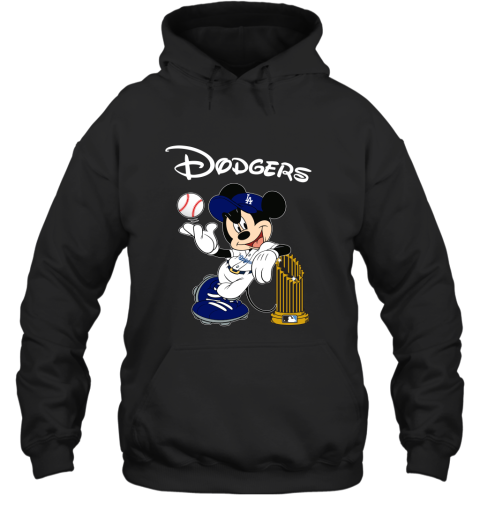 Los Angeles Dodgers Mickey Taking The Trophy MLB 2019 Hoodie
