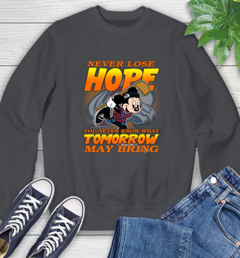 Colorado Avalanche NHL Hockey ootball Mickey Disney Never Lose Hope Sweatshirt 6