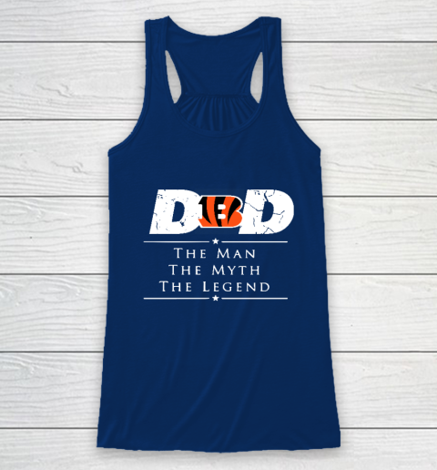 Cincinnati Bengals NFL Football Dad The Man The Myth The Legend Racerback Tank 6