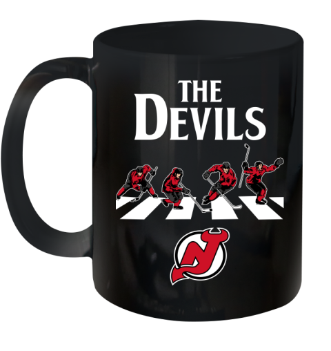 NHL Hockey New Jersey Devils The Beatles Rock Band Shirt Ceramic Mug 11oz