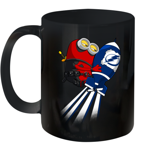 NHL Hockey Tampa Bay Lightning Deadpool Minion Marvel Shirt Ceramic Mug 11oz