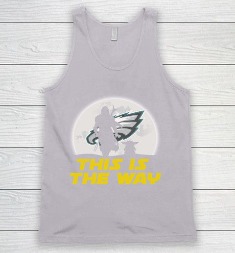 Philadelphia Eagles NFL Football Star Wars Yoda And Mandalorian This Is The Way Tank Top 3