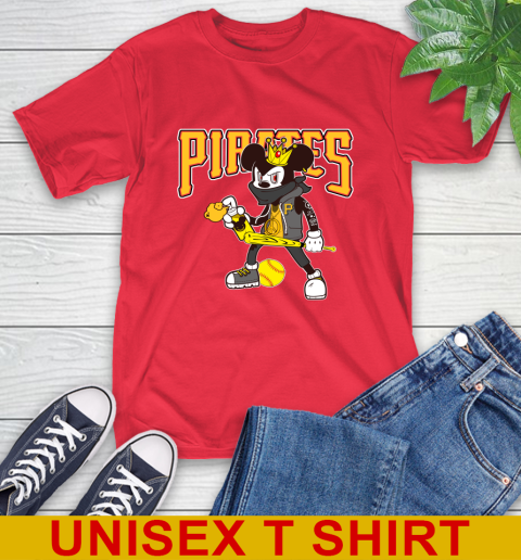Pittsburgh Pirates MLB Baseball Mickey Peace Sign Sports T-Shirt 10