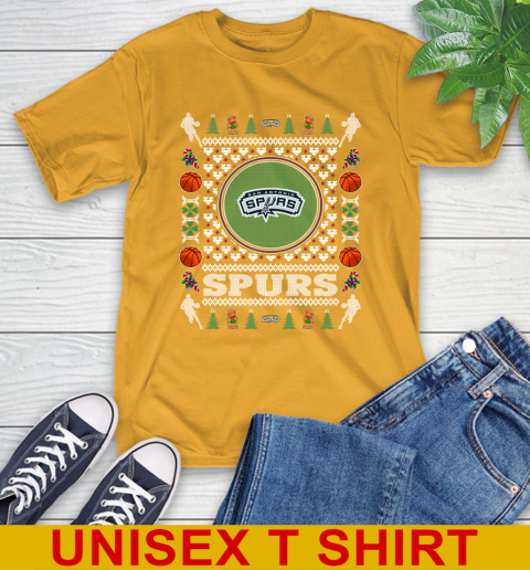 San Antonio Spurs Merry Christmas NBA Basketball Loyal Fan T-Shirt 2