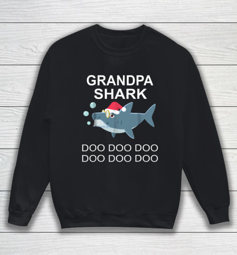 Grandpa Shark Christmas Sweatshirt