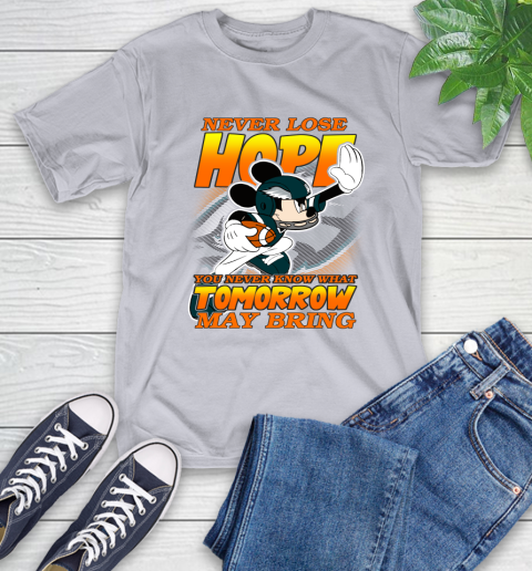 Philadelphia Eagles NFL Football Mickey Disney Never Lose Hope T-Shirt 6