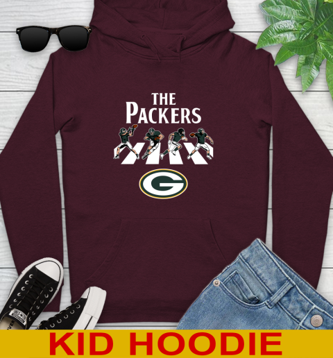 NFL Football Green Bay Packers The Beatles Rock Band Shirt Youth Hoodie 7