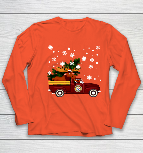 Pittsburgh Steelers Bring Christmas Home NFL Youth Long Sleeve 3