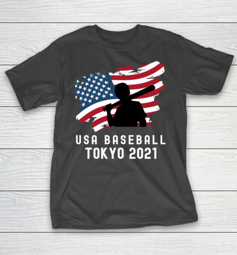 USA Team America Flag Baseball Tokyo 2021 Team Summer Sport Games T-Shirt