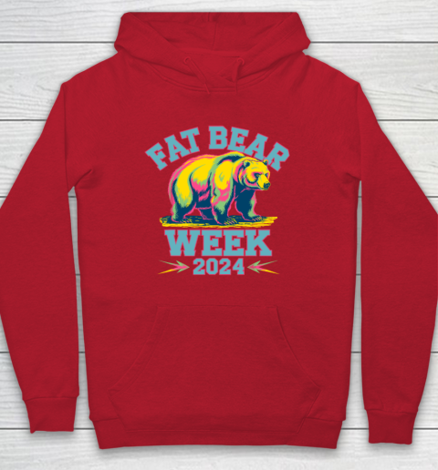 Fat Bear Week 2024 Grazer Animal Lover Alaska Katmai Nature Hoodie 6