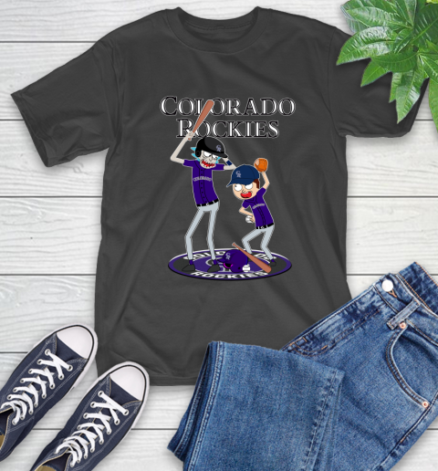 MLB Colorado Rockies Rick And Morty Baseball 2