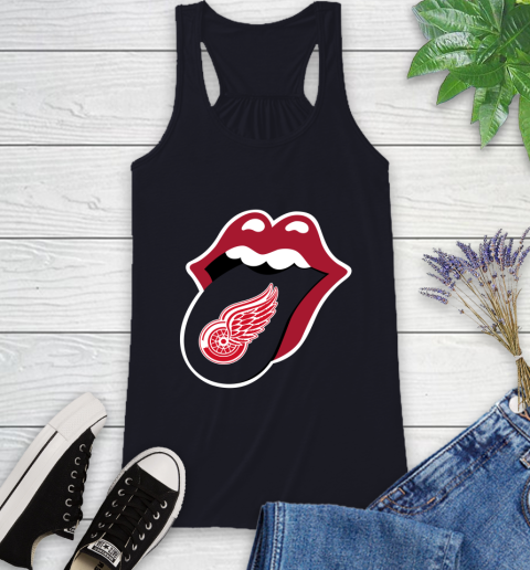 Detroit Red Wings NHL Hockey Lips I Root For My Team Adoring Fan 46
