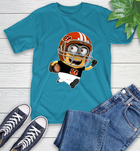 NFL Cincinnati Bengals Minions Disney Football Sports T-Shirt 8
